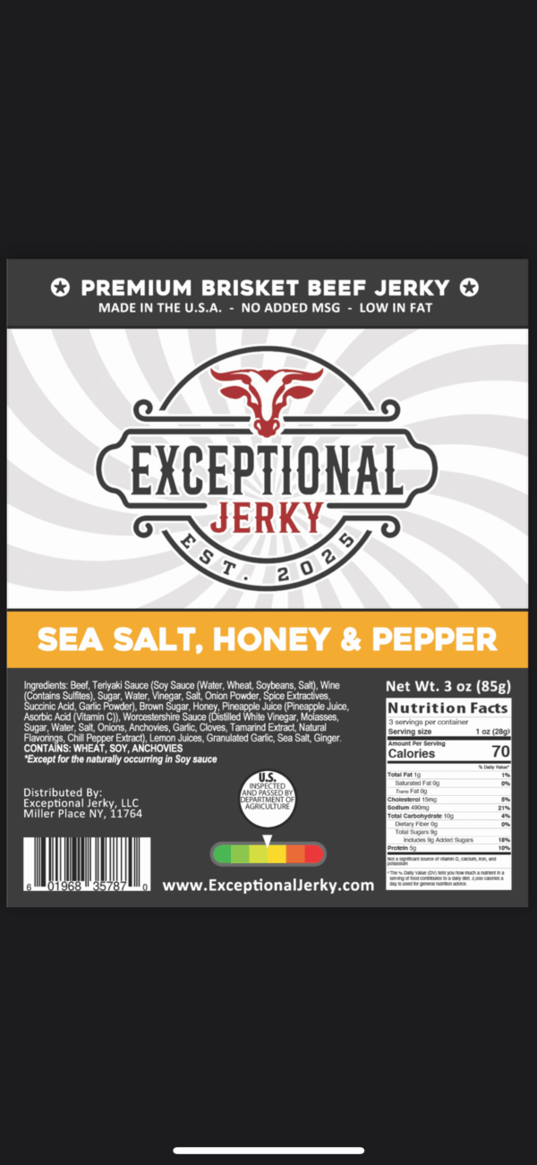 Sea Salt, Honey & Pepper - Image 2