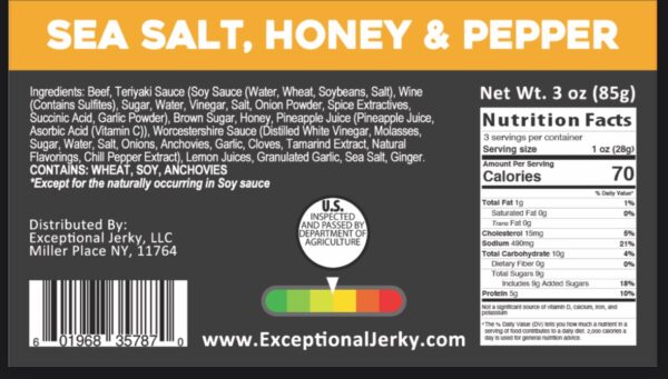 Sea Salt, Honey & Pepper - Image 3